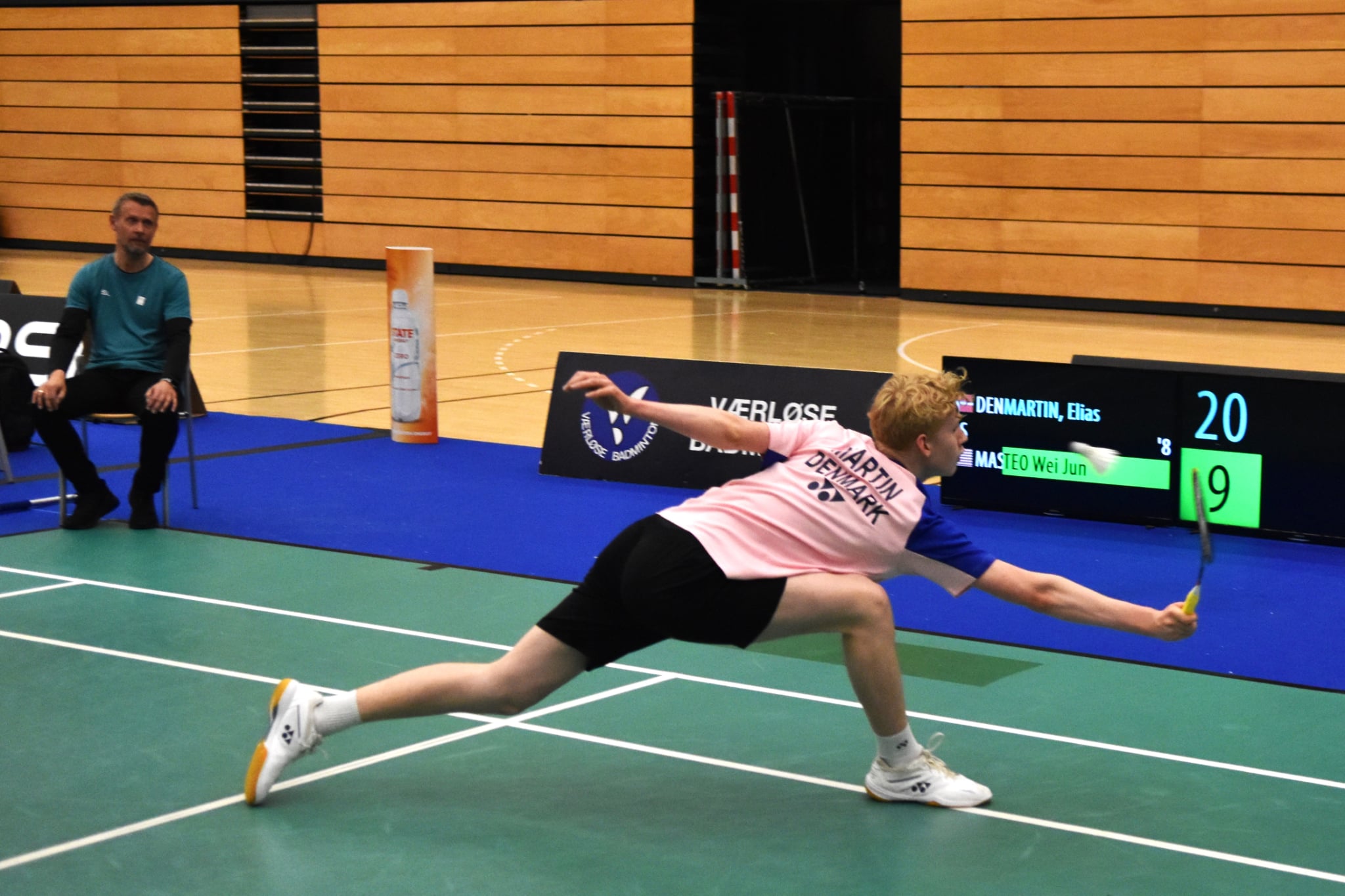 Elias Marin hentede en bronzemedalje ved EM for U17-spillere. Foto: Preben Dan.