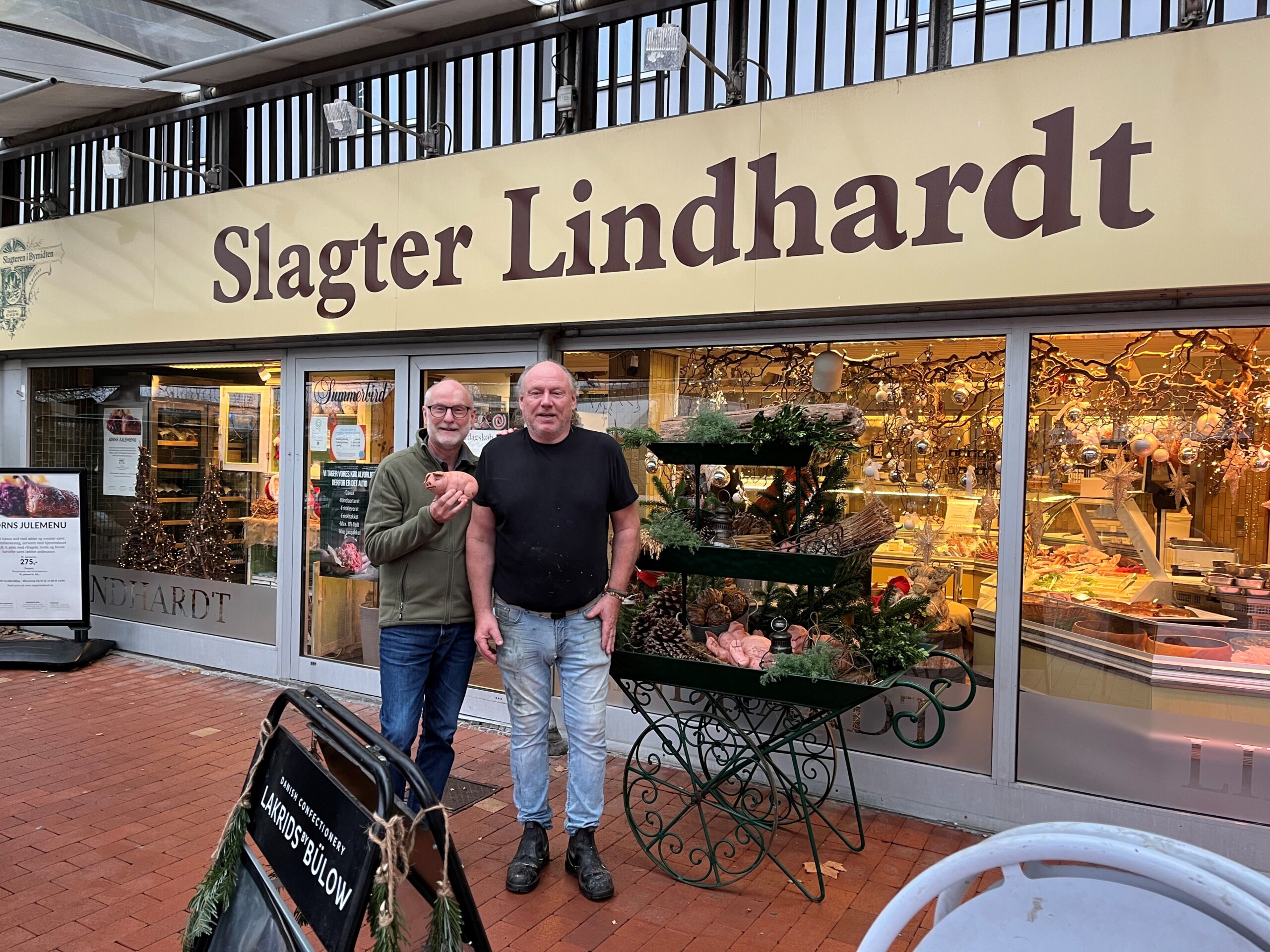 Mikael Boutrup kan altid regne med støtte fra Slagter Lindhardt til Jul for de juleløse.