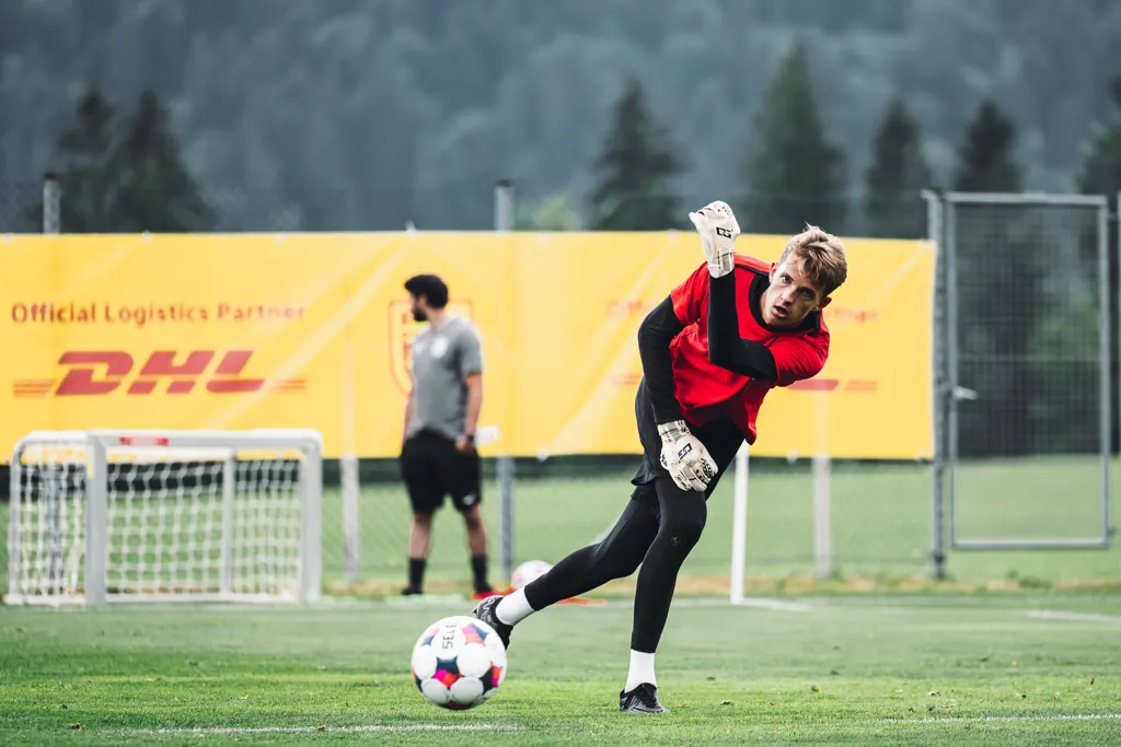 Andreas Søndebroe har fået forlænget aftalen med FC Nordsjælland frem til sommeren 2031. Foto: FCN:
