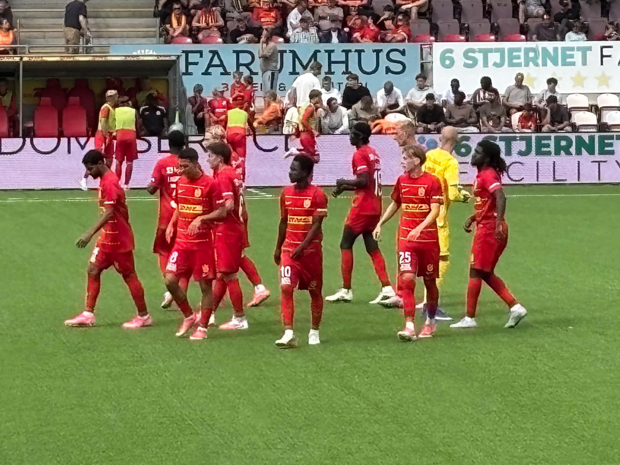 FC Nordsjælland kan møde vinderen af opgøret mellem St. Gallen og Sheriff Tirapsol i playoffrunden til Conference League-gruppespillet.