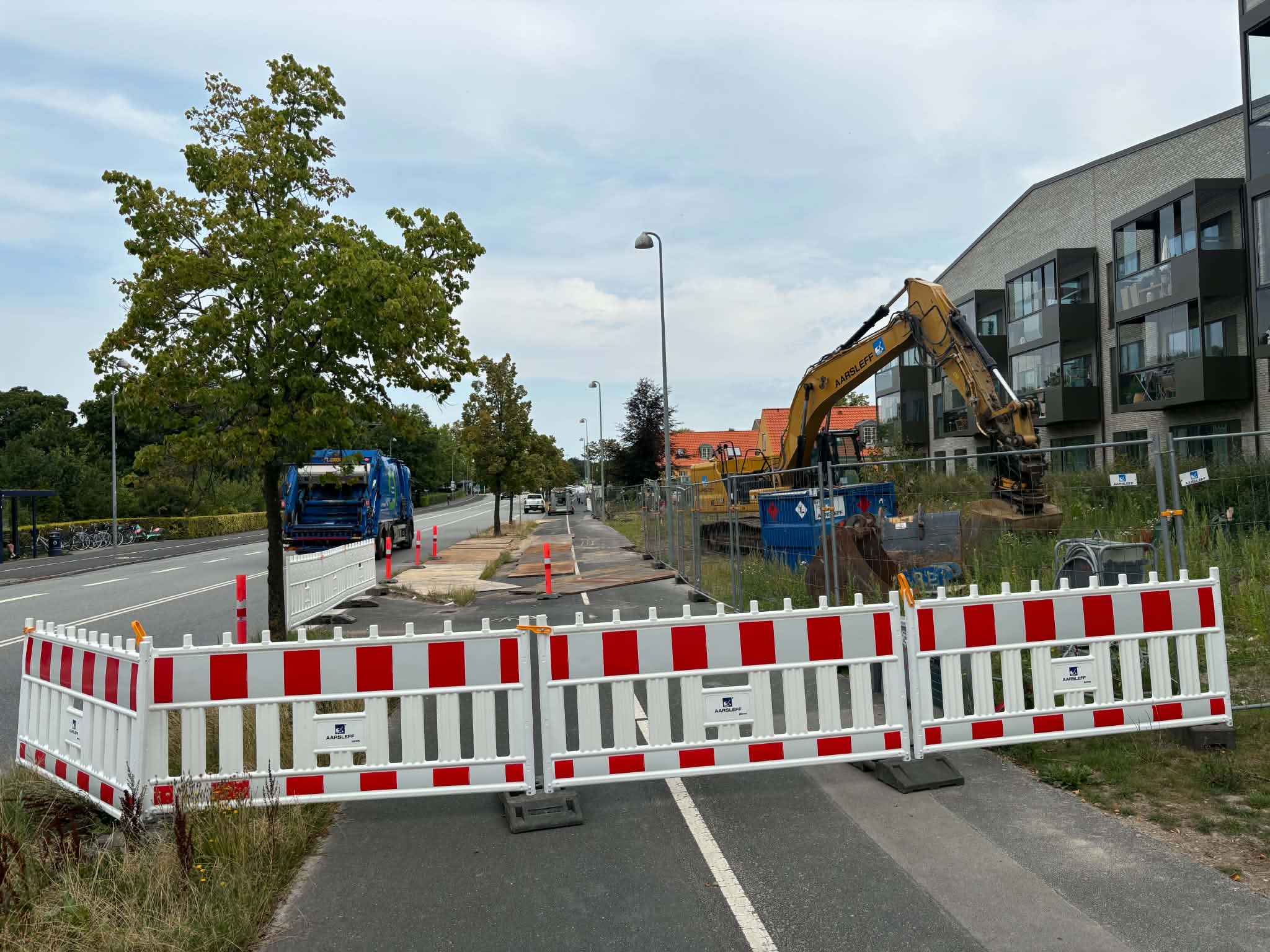 Novafos er gået i gang med at etablere en ny ledning ind til Rådhushaven.