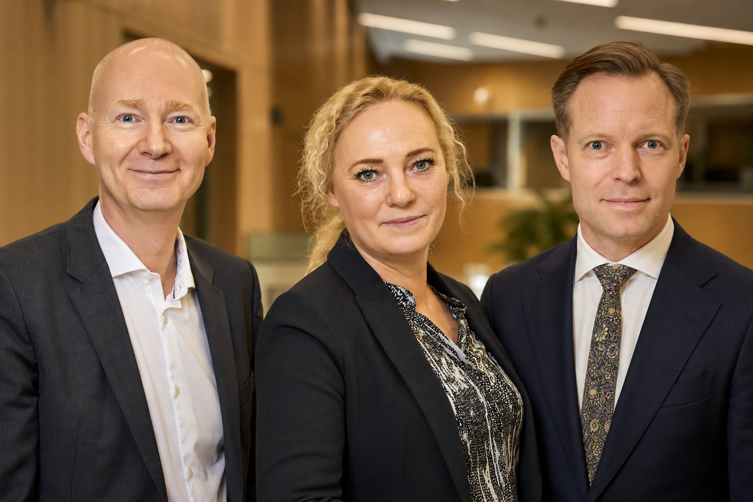 Lars Carstensen, Rikke Blak-Kristiansen og Morten Flindt.