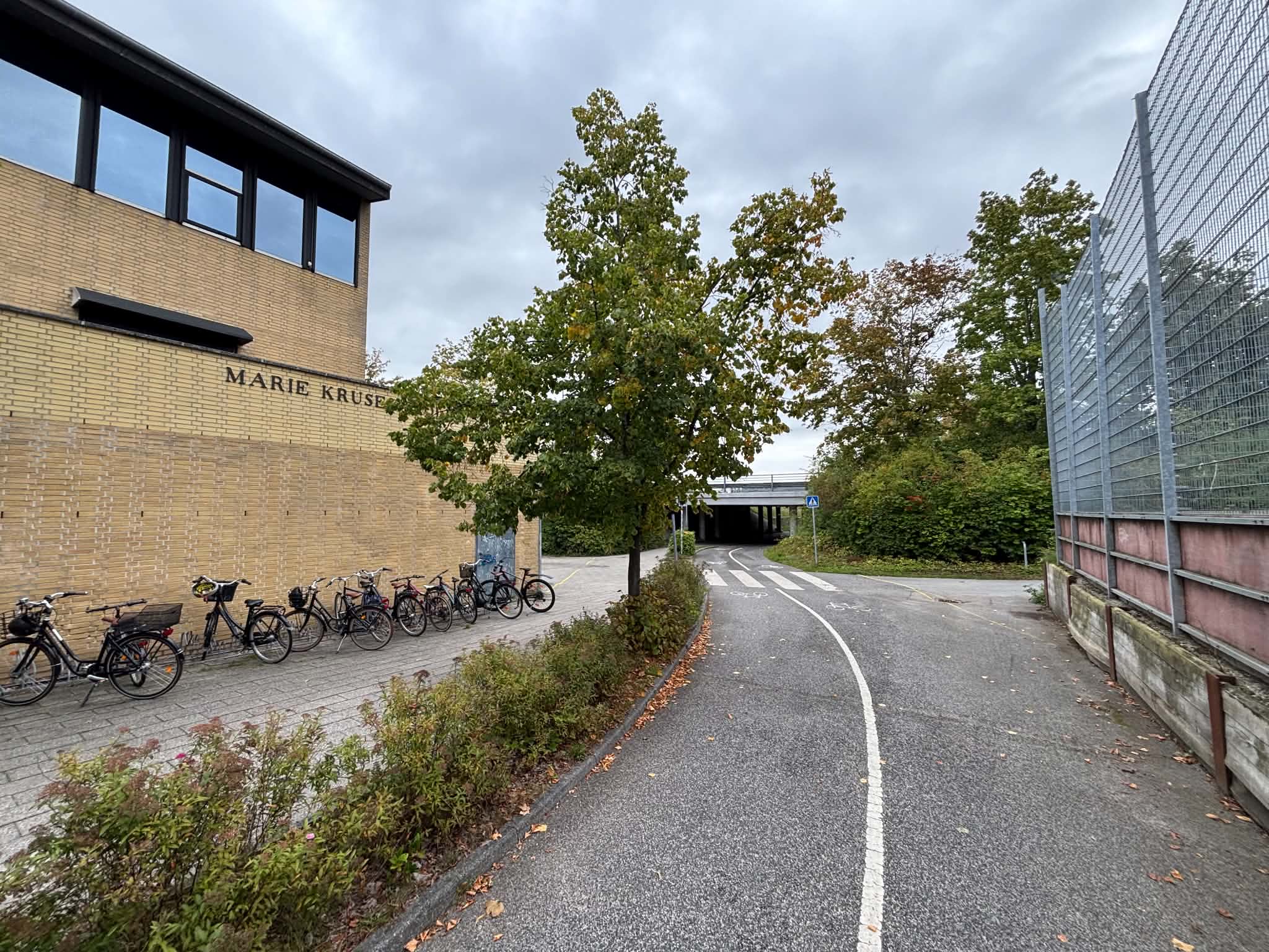 Skolepatruljen holdt cyklisterne tilbage længere end normalt, fordi en pige fra 4. klasse var på krykker. Det fik en mandlig cyklist til at overfuse skolepatruljen.