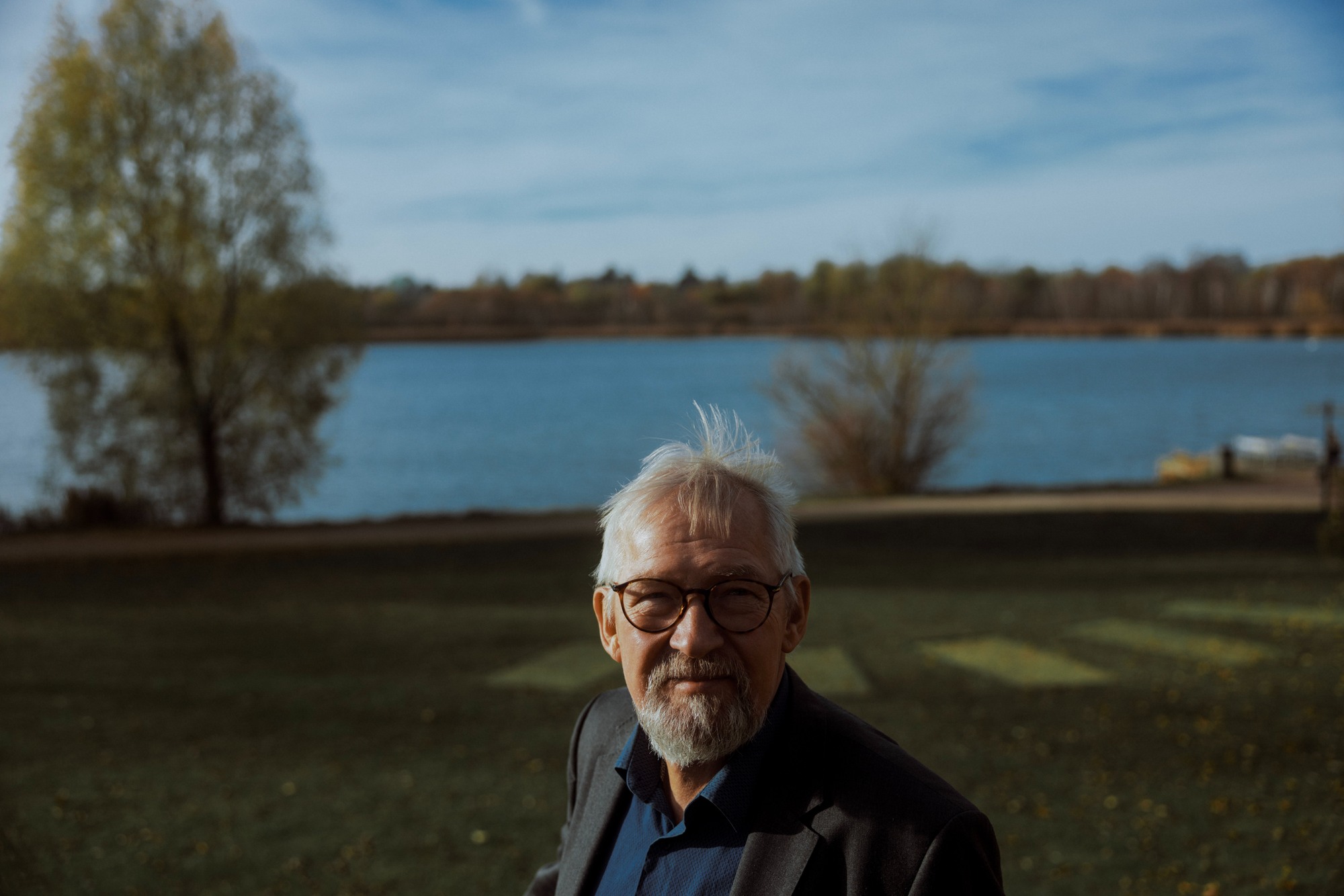 Alfred Josefsen, medstifter af Alma Madmarked, besøger Furesø Rotary. Pressefoto.