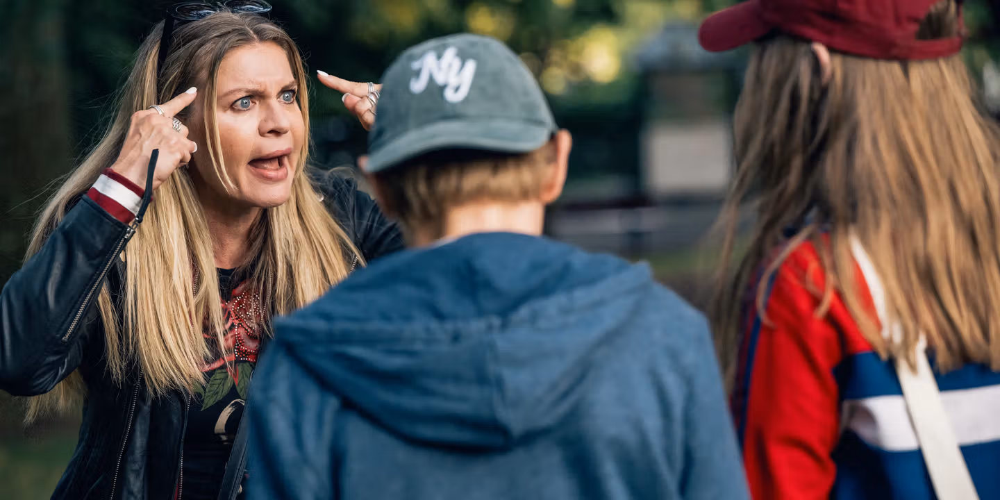 Olsen-banden møder Kidnapning i den danske familiefilm "Den store diamantjagt". Pressefoto: Nordisk Film Distribution.