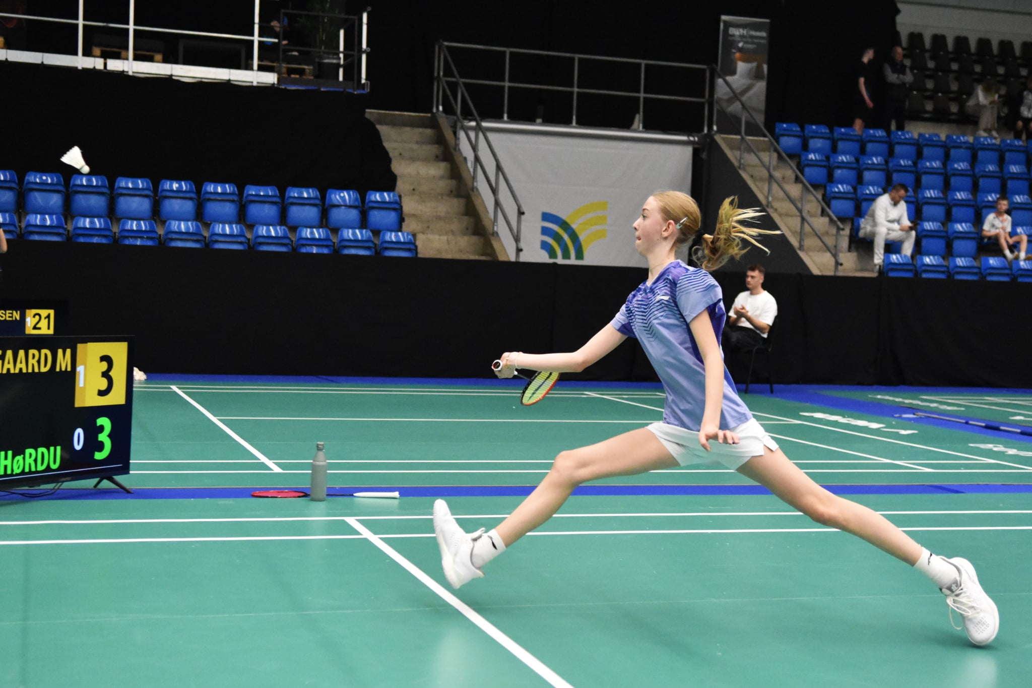Maja Toftgaard var utroligt tæt på at vinde en medalje ved U15-EM. Foto: Preben Dan.
